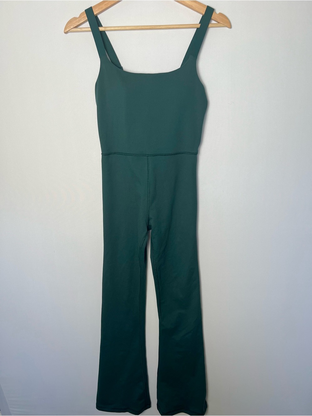 Offline Aerie The Hugger Bootcut Full Length Jumpsuit Forest Green XS Casual